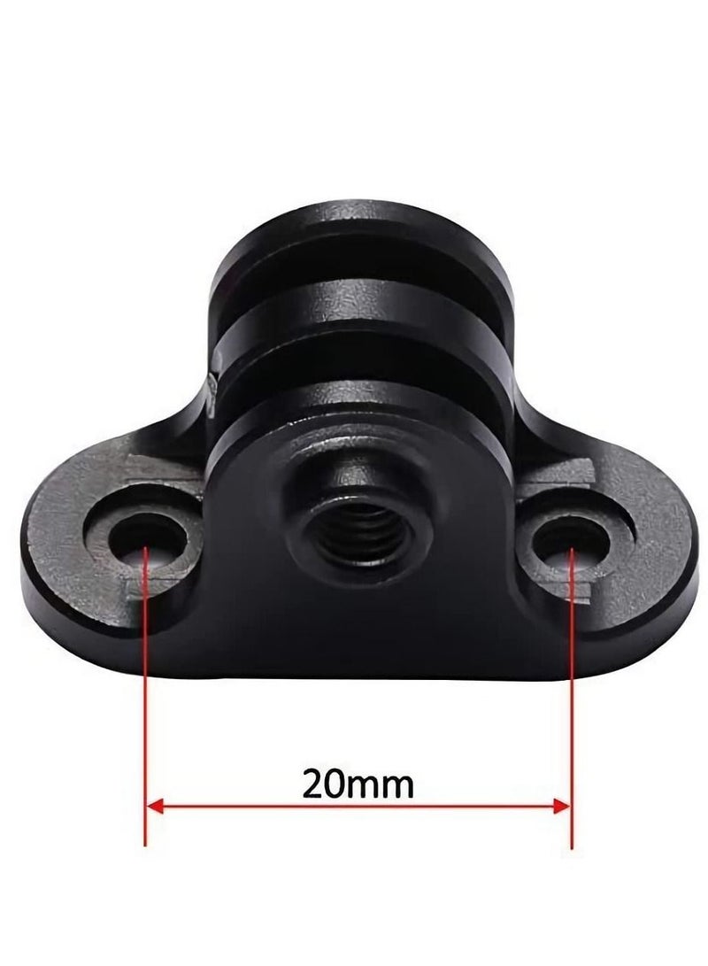 Bicycle Combo Mount Adapter, Computer Bracket Camera Adapter for Garmin Edge 200 / 500 510 520 800 810 820 1000, Gopro Sport Action and Bryton