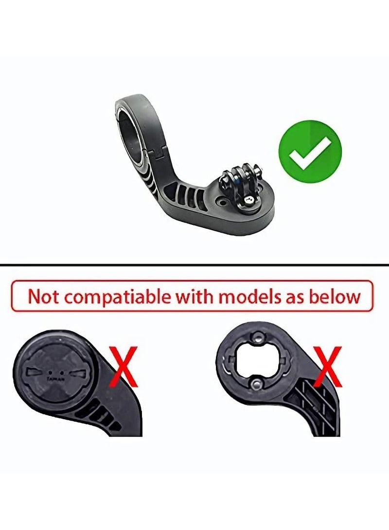 Bicycle Combo Mount Adapter, Computer Bracket Camera Adapter for Garmin Edge 200 / 500 510 520 800 810 820 1000, Gopro Sport Action and Bryton