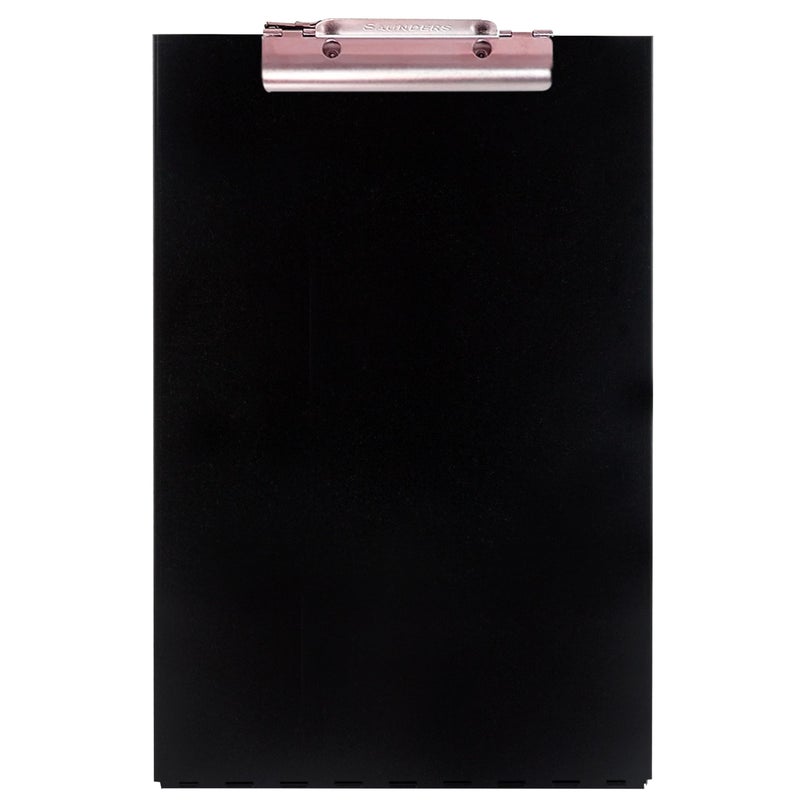Saunders Cruiser-Mate Black Aluminum Clipboard with Storage, Dual Tray Nursing Folio, HIPAA Compliant Medical Chart Holder, Heavy Duty Recycled Metal, Self-Locking Latch, Made in USA - Image 4