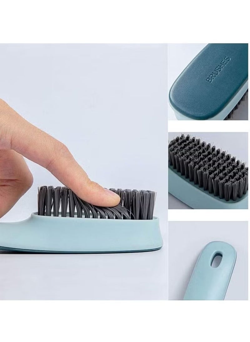 2 Pack Laundry Brush Shoe Cleaning Brush Scrub Brush for Stains Household Bathroom Cleaning Clothes Shoes Scrubbing Ergonomics Grip Easy Hold - Image 2