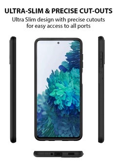 Theodor Protective Case Cover For Galaxy S10 Plus Pink Flowers In Blue Background  - Image 3