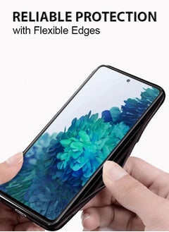 Theodor Protective Case Cover For Galaxy S10 Plus Pink Flowers In Blue Background  - Image 2