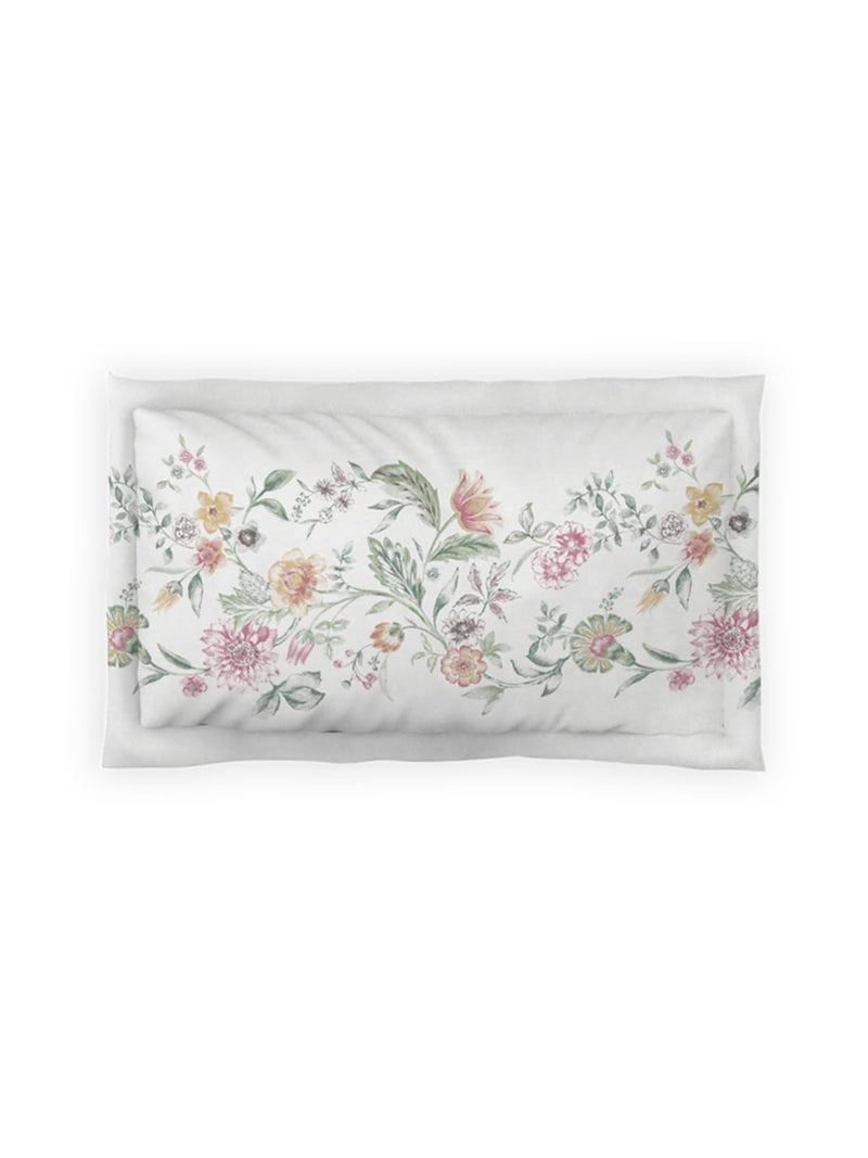 DDECOR Live beautiful DDECOR Live beautiful Cotton Single Bed Sheet Set with 1 Pillow Covers (152 CM X 224 CM, Pink) Rotary Print Floral 144TC GSM  - Image 4