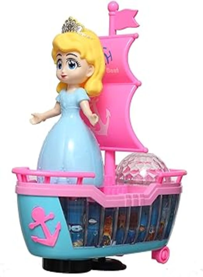 M8018-15 Electric Boat Toy - Multi Color