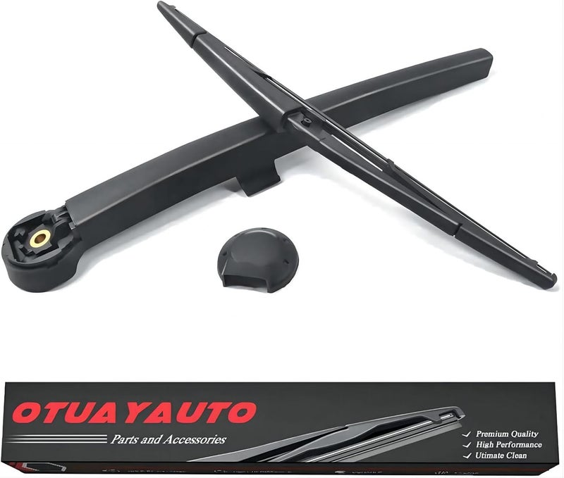 OTUAYAUTO Rear Windshield Back Wiper Arm Blade Set - Replacement for JEEP Grand Cherokee 2005 2006 2007 2008 2009 2010 OE:05139836AB - Image 1
