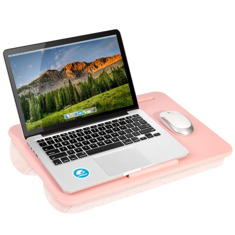 LAPGEAR Original Lap Desk â€“ Fits Up to 17â€³ Laptops â€“ Rose Quartz â€“ Style No. 45154 - Image 1