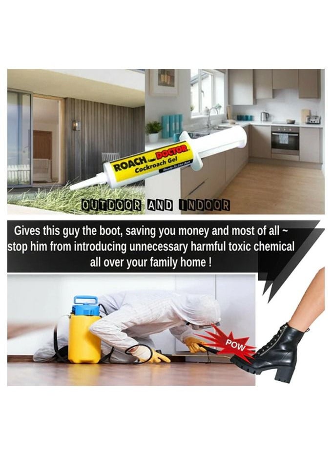 Generic - Cockroach Gel Ready-to-Use Cockroach Gel Bait – Outdoor & Indoor Roach Killer - Image 1