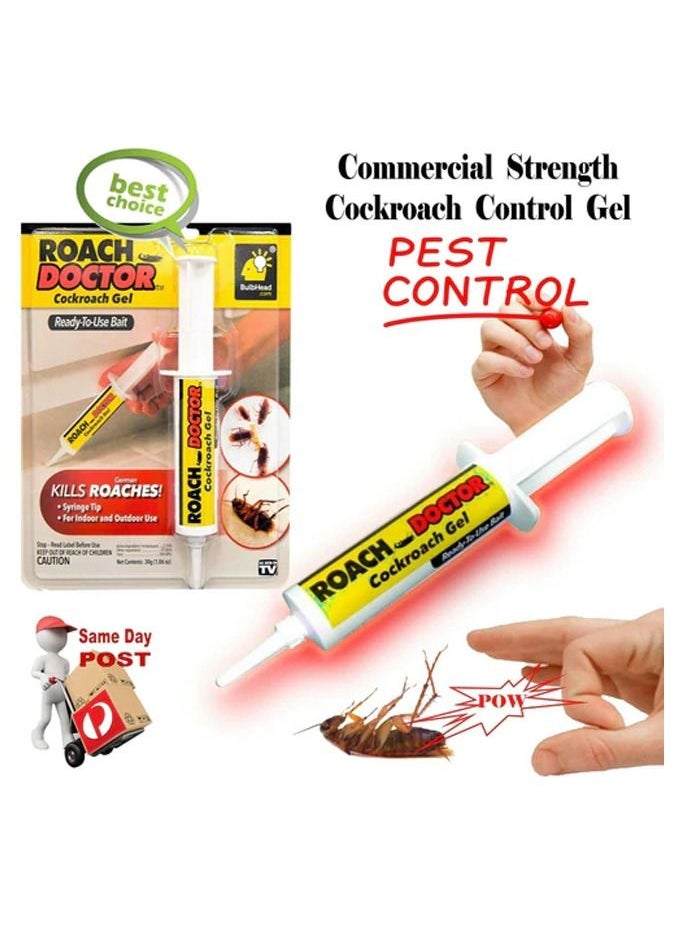 Generic - Cockroach Gel Ready-to-Use Cockroach Gel Bait – Outdoor & Indoor Roach Killer - Image 1