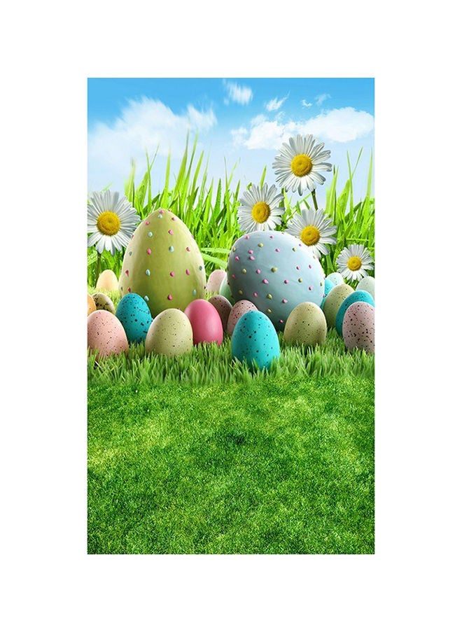 NIBEMINENT Floral Grassland Theme Photography Background Multicolour - Image 1