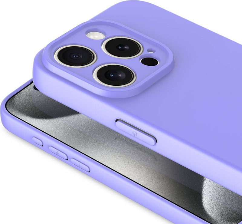 FUJİMAX FUJIMAX Apple iPhone 13 Pro Case Silicone Outside Velvet Inside Launch Case  - Image 3