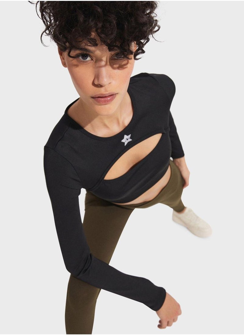 JUNE Window Detail Sports Bra - Image 4