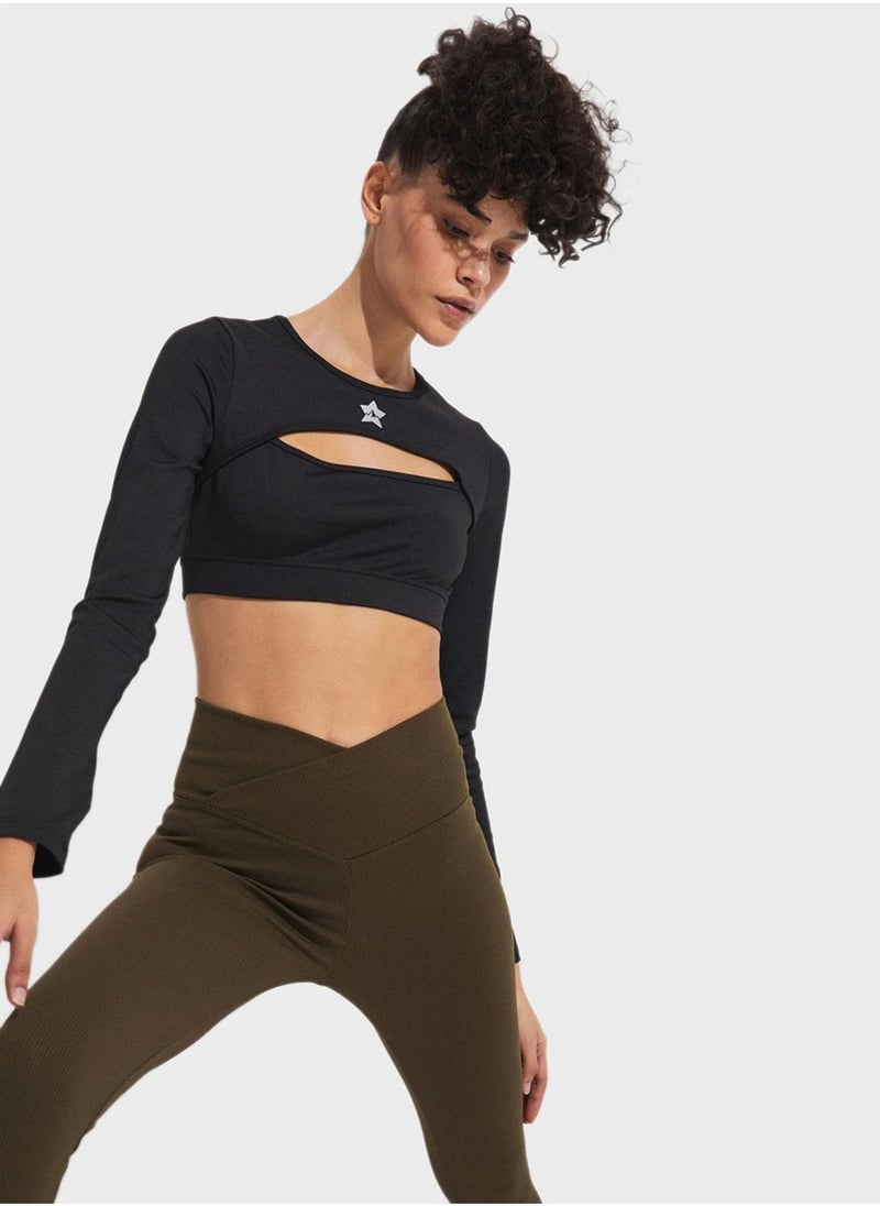 JUNE Window Detail Sports Bra - Image 3