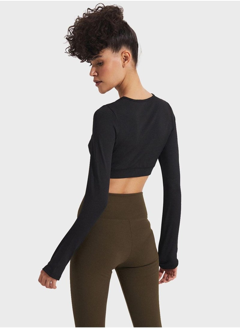 JUNE Window Detail Sports Bra - Image 2