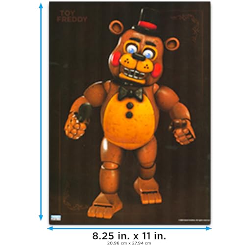 Funko Five Nights at Freddy's Posters for Bedroom - FNAF Room Decor Bundle with 12 FNAF Posters for Walls, Five Nights at Freddy's Poster Pack Set | FNAF Room Decorations for Boys - Image 3