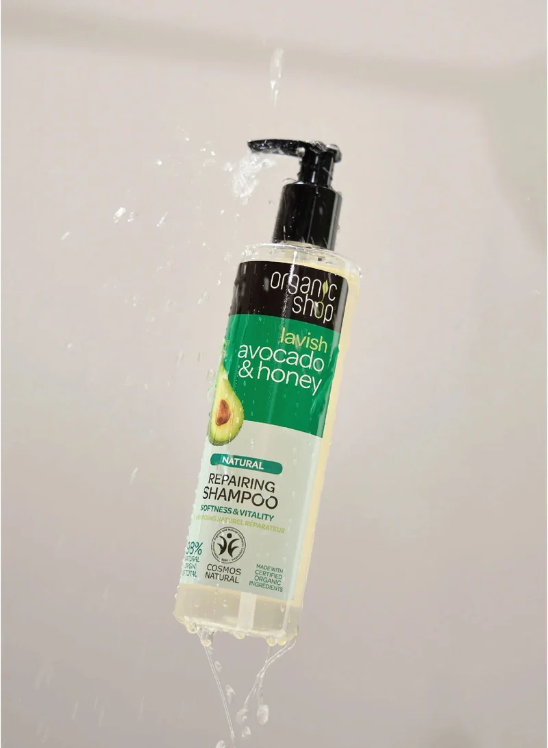 Organic Shop Organic Shop Avocado & Honey Repairing Shampoo, 280ml