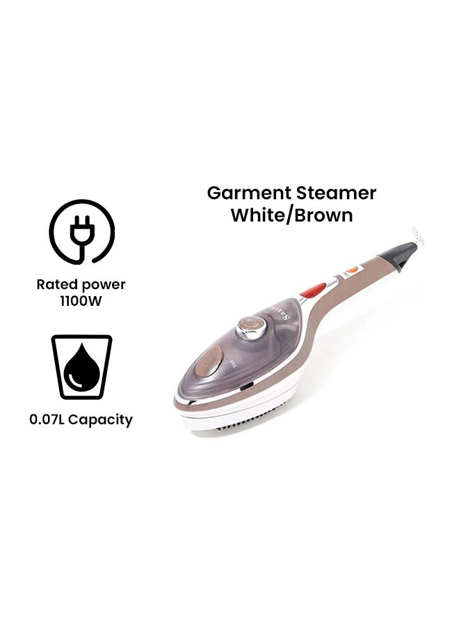 Saachi Steam Iron With Ceramic Soleplate 0.07 L 1100 W NL-IR-389C-BR White/Brown - Image 2