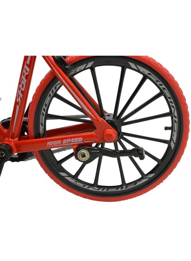 حديقة الألعاب نموذج دراجة طرق مصنوعة من الدي-كاست بمقياس 1:8 - دراجة مصغرة بألوان متنوعة لهواة الجمع، ومشاهد الديورا، وعشاق المركبات toy - Image 3