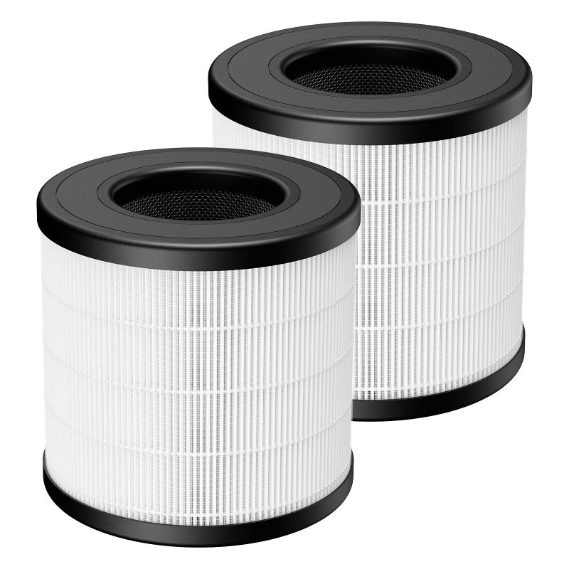 PUP05AC201B True HEPA Replacement Filter for FULMINARE PUP05 Air Purifier and Purivortex AC201B Air Purifier 3in1 H13 True HEPA Air Filters for Dust Smoke Pollen 2PackNot fit for T10