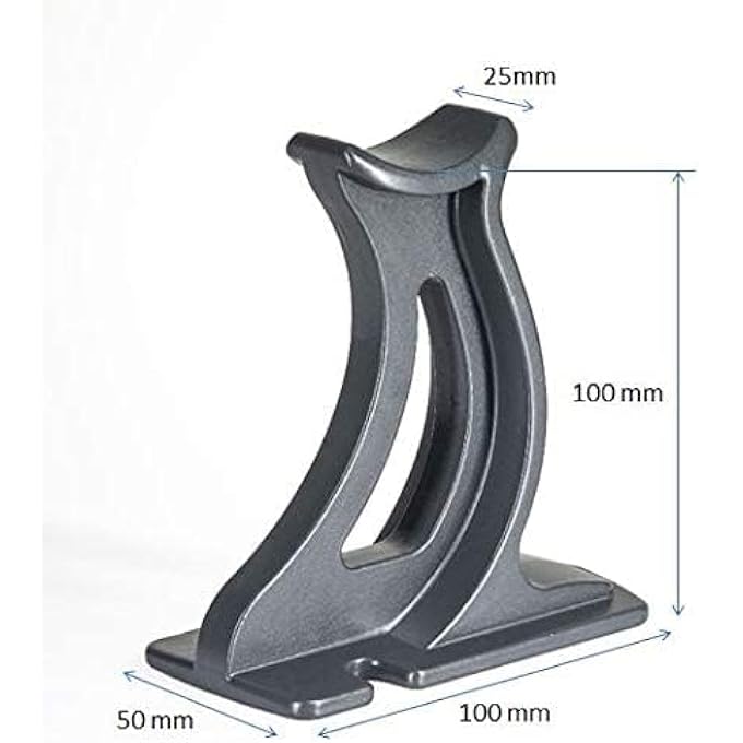 "" PAIR OF UNIVERSAL COLUMN RADIATOR SUPPORT FEET IN WHITE | BLACK | ANTHRACITE GREY - 100 MM (3.94 INCH) (ANTHRACITE GREY) - Image 2