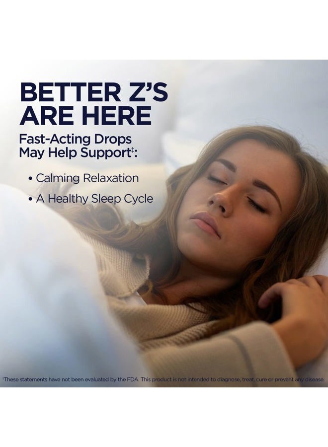 KAL Melatonin DropIns 3mg, Healthy Sleep Aid Support, Liquid Melatonin Drops for Optimal Absorption & Calming Relaxation Support, Fast Acting, Natural Raspberry Flavor, Approx. 55 Servings, 1.85oz  - Image 4