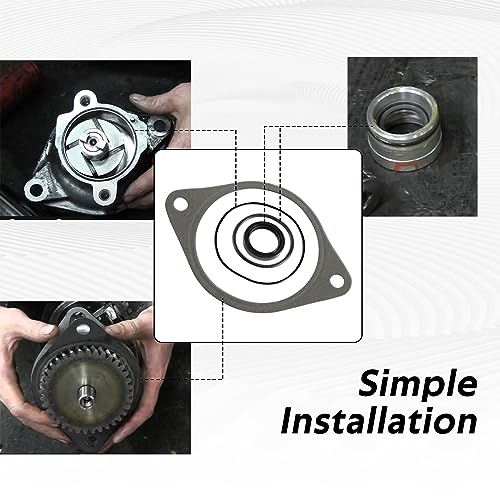 New Vacuum Pump Power Steering Seal Kit Compatible with Dodge Ram Cummins 5.9L Diesel Engine Replace#: 4089742 - Image 4