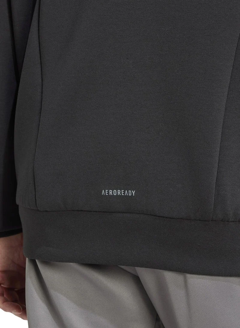 Adidas BLACK D4T Full-Zip Hoodie for Men | Best Price UAE