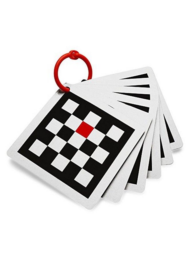 Genius Baby Toys Black White & Red Infantstim Clip Along High Contrast Stroller Flash Cards - Image 3