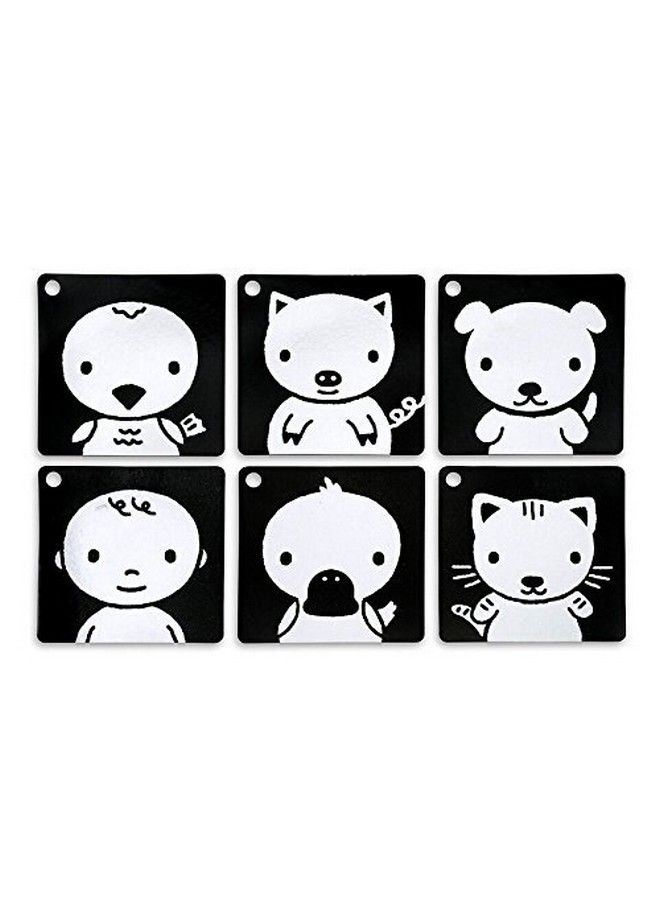 Genius Baby Toys Black White & Red Infantstim Clip Along High Contrast Stroller Flash Cards - Image 4