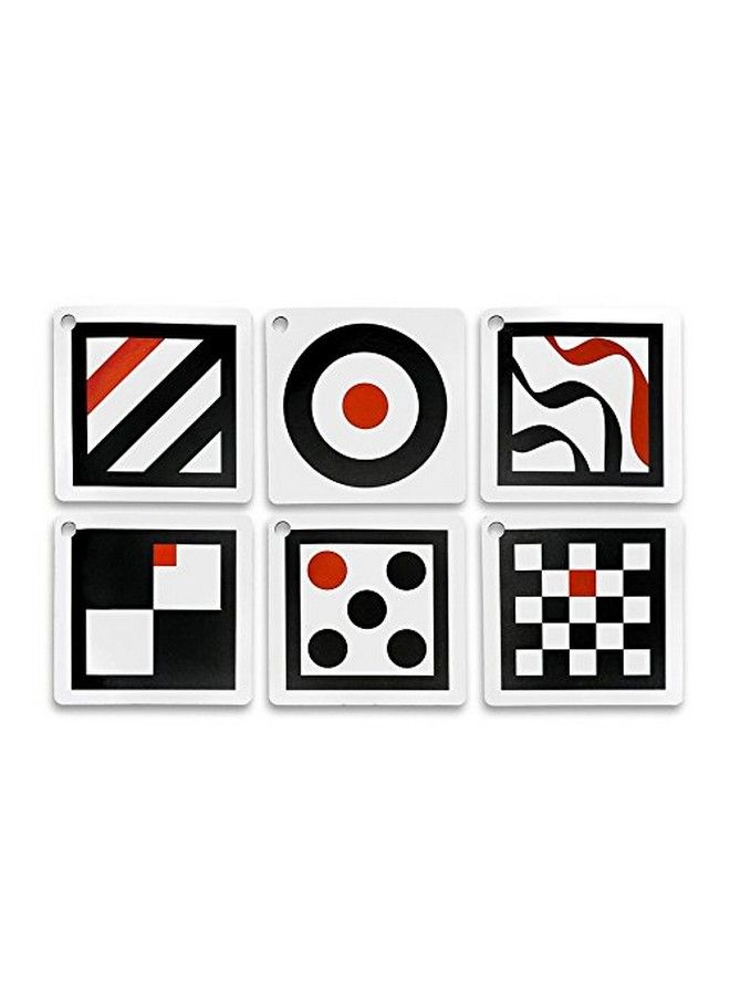 Genius Baby Toys Black White & Red Infantstim Clip Along High Contrast Stroller Flash Cards - Image 5