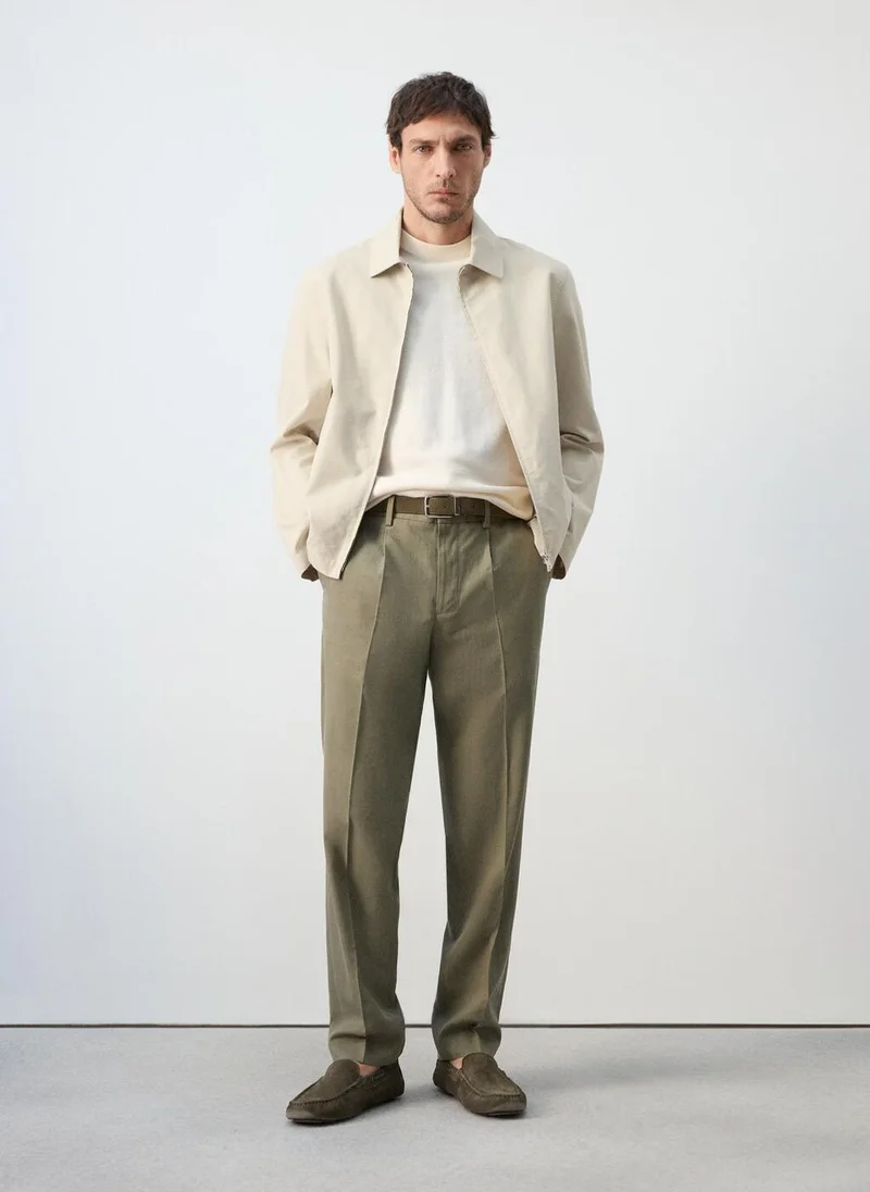 Mango Man  Lightweight cotton lyocell jacket for Men | Best Price UAE
