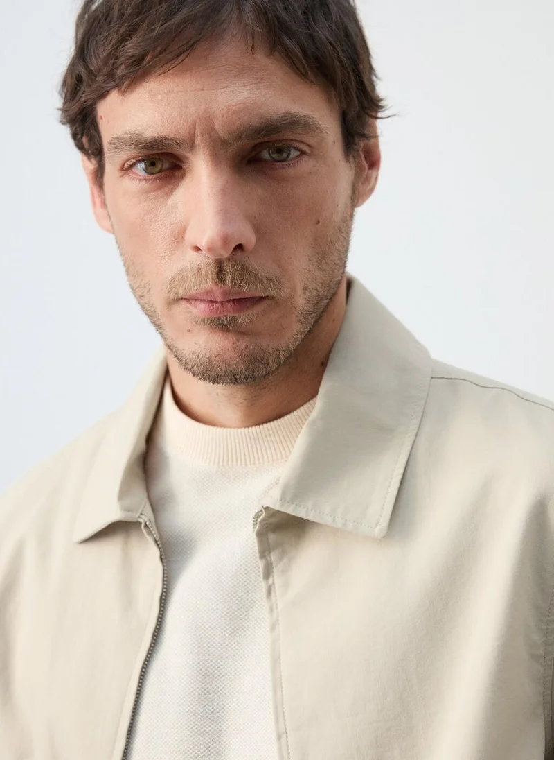 Mango Man  Lightweight cotton lyocell jacket for Men | Best Price UAE