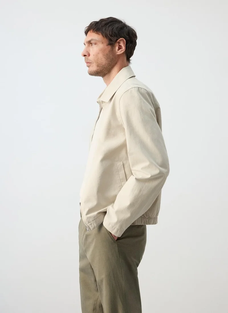 Mango Man  Lightweight cotton lyocell jacket for Men | Best Price UAE