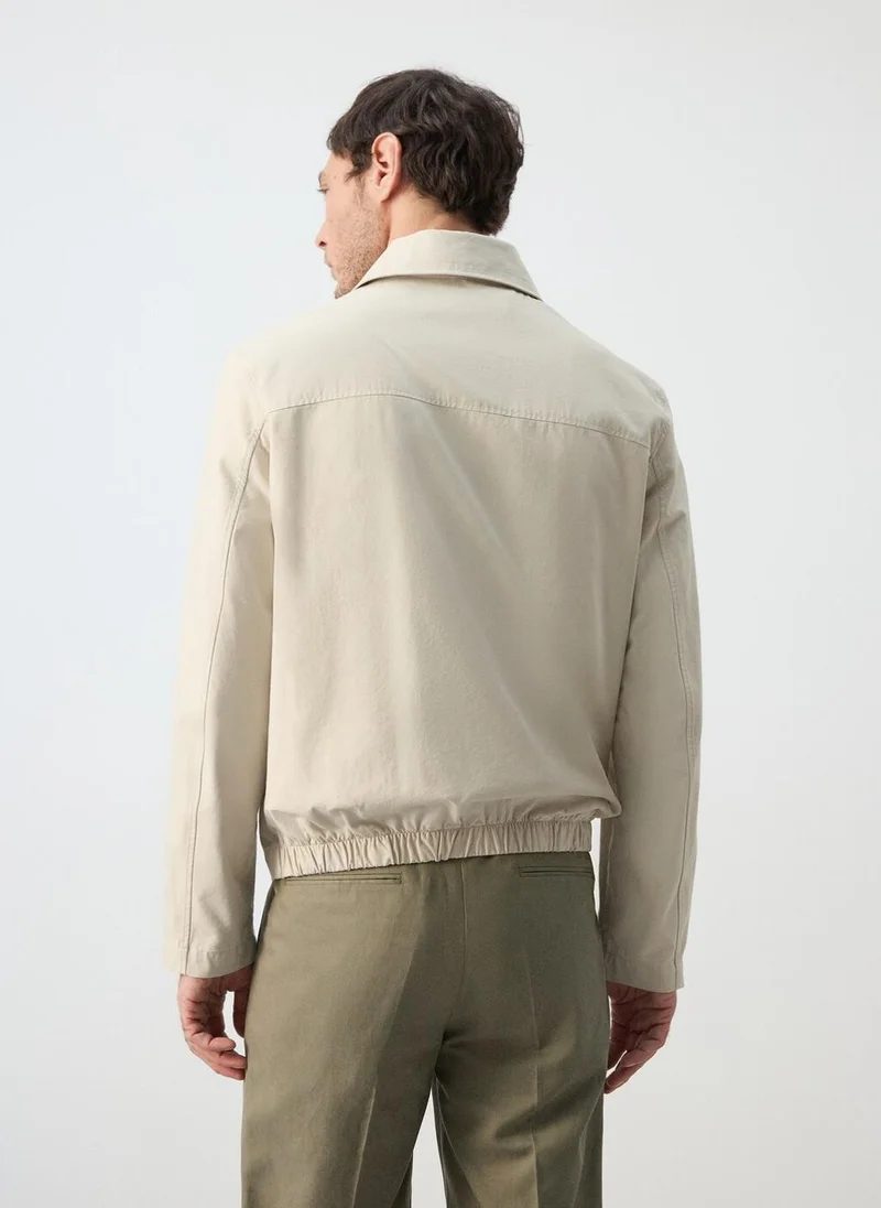 مانجو مان Lightweight cotton lyocell jacket
