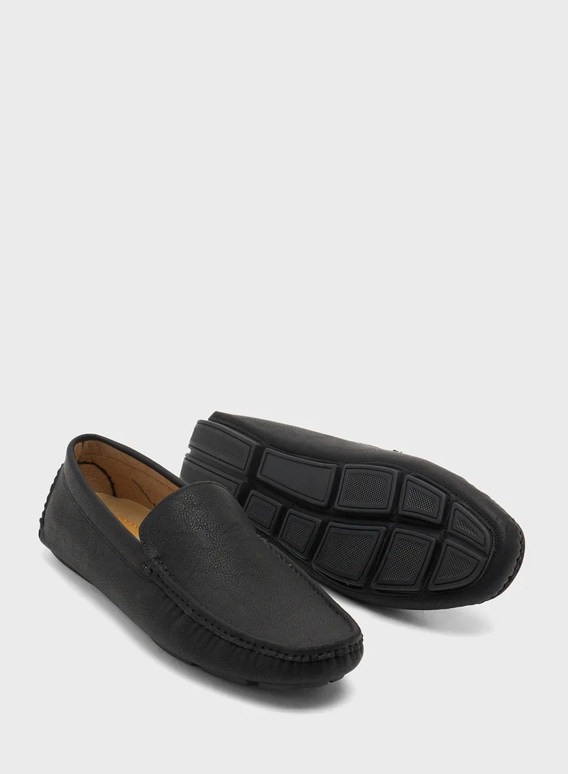 Robert Wood Casual Suede Loafers