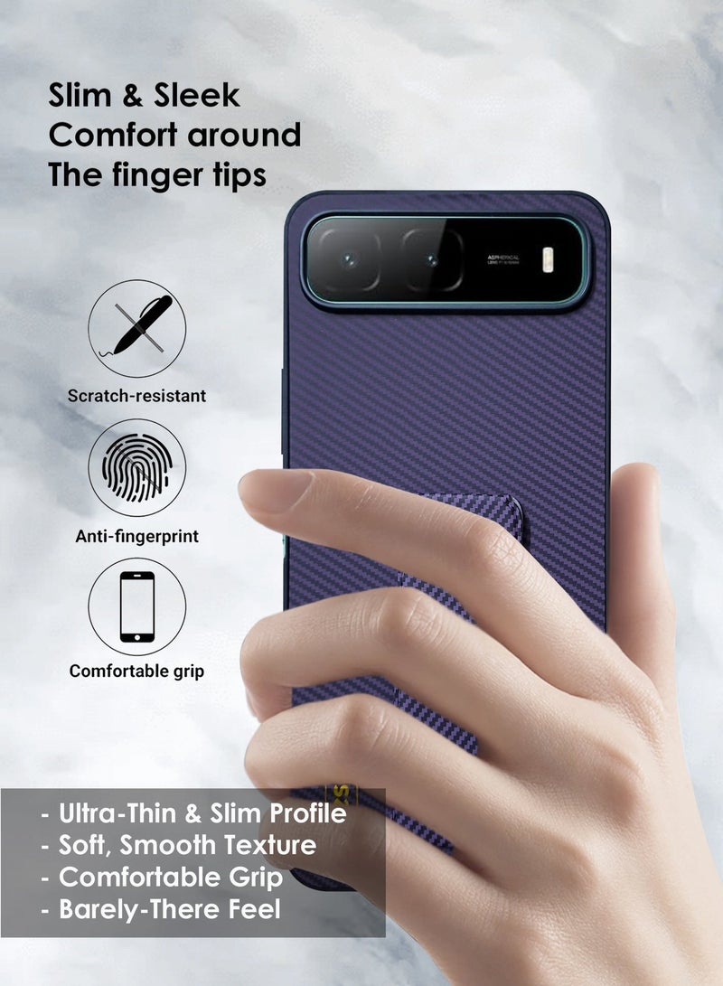 غطاء خلفي من السيليكون لهاتف Infinix Hot 60i 5G - غطاء من السيليكون الحراري المرن (TPU)، متين وذو فتحات دقيقة - حماية من الخدوش والغبار والبقع، غطاء مقاوم للصدمات والماء لهاتف Infinix Hot 60i - بنفسجي - Image 5