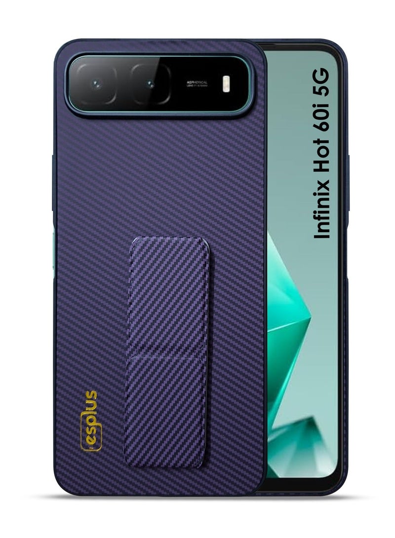 غطاء خلفي من السيليكون لهاتف Infinix Hot 60i 5G - غطاء من السيليكون الحراري المرن (TPU)، متين وذو فتحات دقيقة - حماية من الخدوش والغبار والبقع، غطاء مقاوم للصدمات والماء لهاتف Infinix Hot 60i - بنفسجي - Image 1