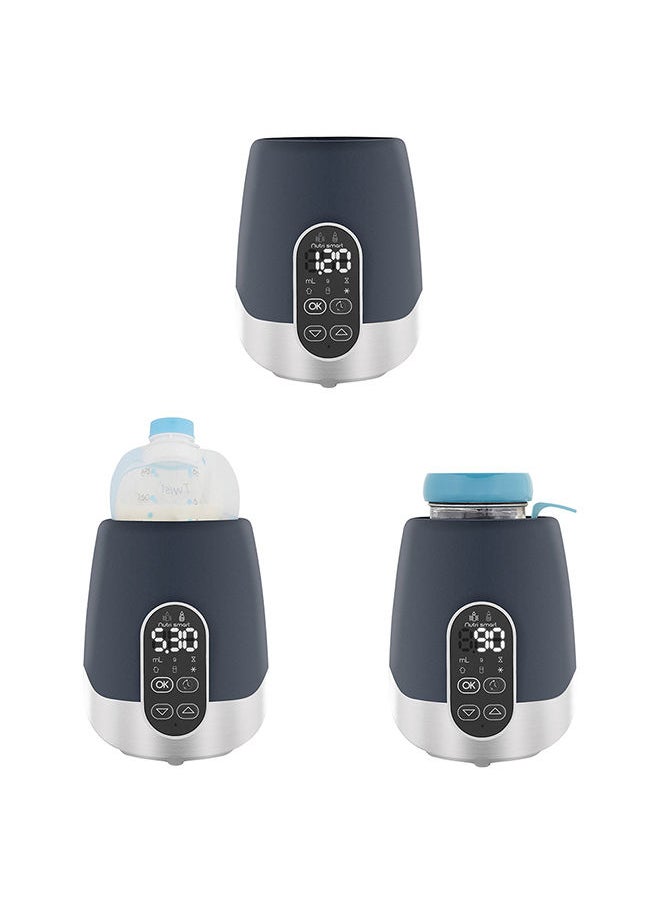 babymoov جهاز تدفئة الطعام والزجاجات للسيارة والمنزل من Nutrismart، شاشة LCD قابلة للبرمجة، 80 ثانية لتسخين 65 مل من الماء  - Image 2