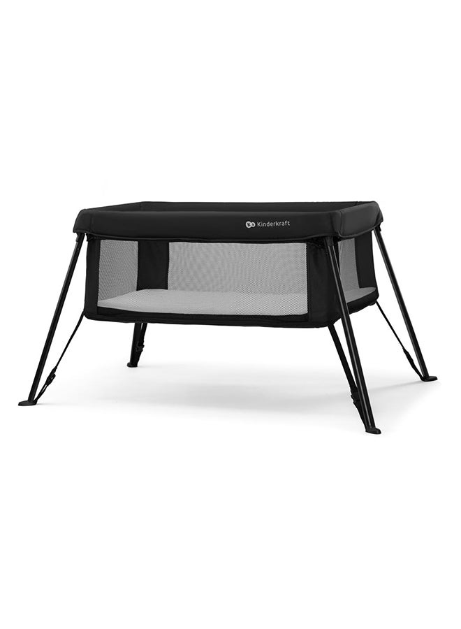 Kinderkraft Cami 3-In-1 Baby Cot - Black - Image 2