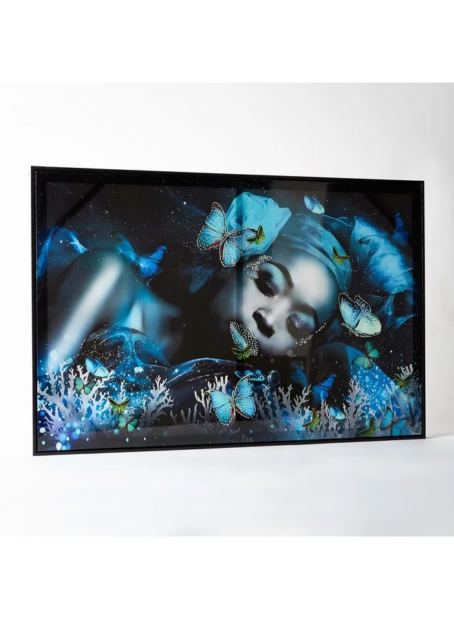 هوم بوكس إرسل صورة مؤطرة بلمعان عالي 60 × 90 × 2.8 سم