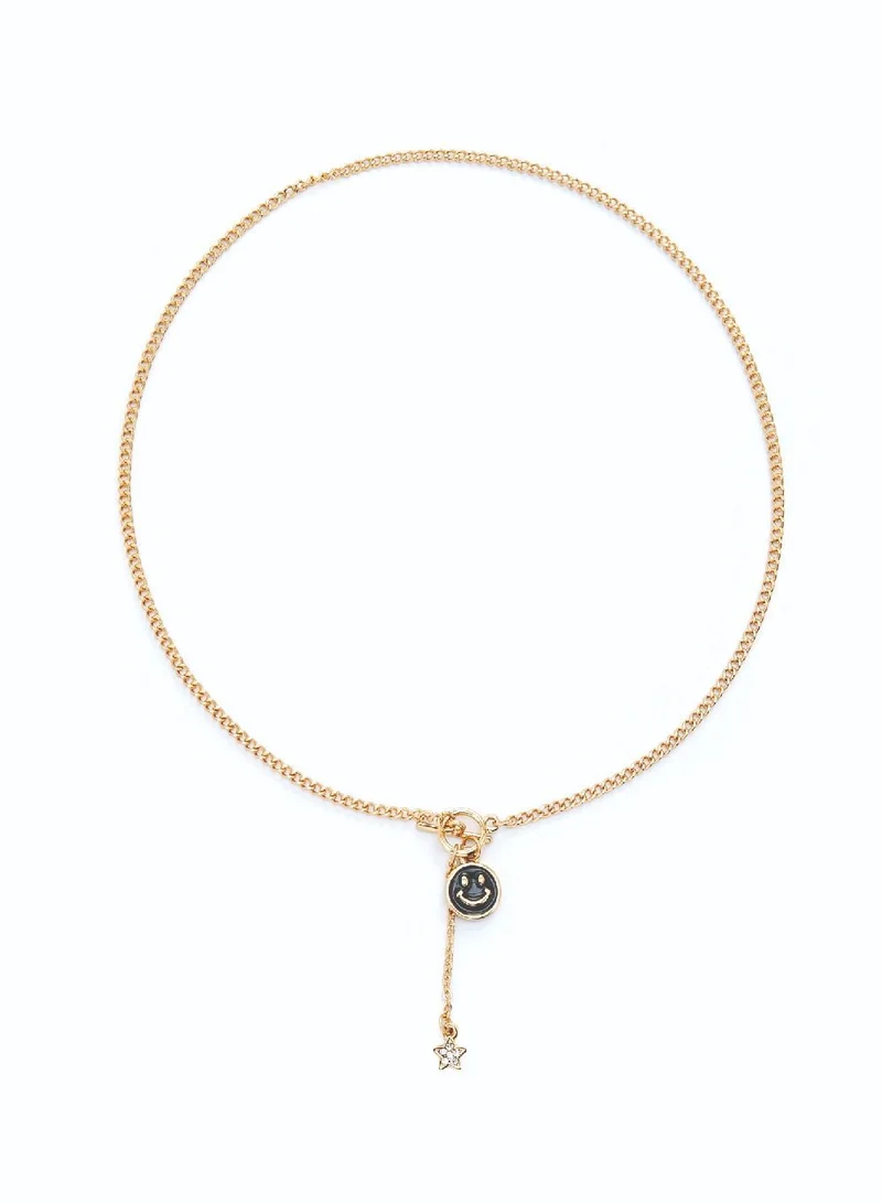 AMICA Stay Happy Drop Pendant Necklace