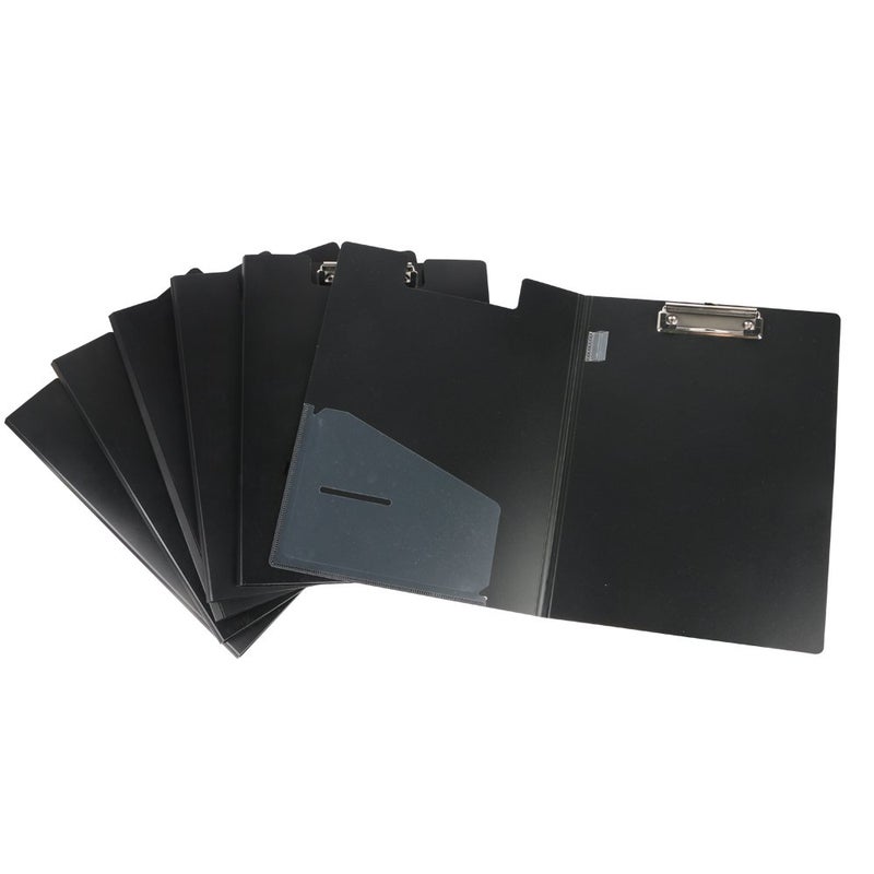 Eagle Plastic Clipboard Folder Letter Size 9841197Inch Pack of 6 Black - Image 2
