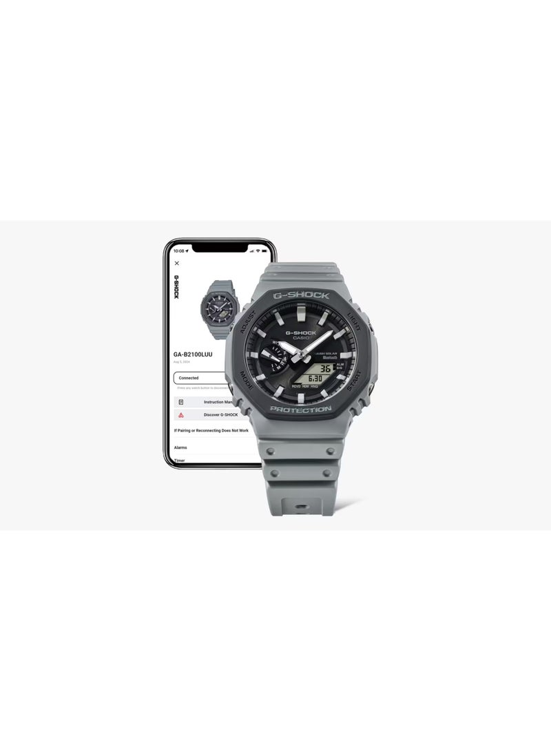 Casio G-SHOCK SMARTPHONE LINK Solar-Powered Men Watch GA-B2100LUU-8A - Image 2