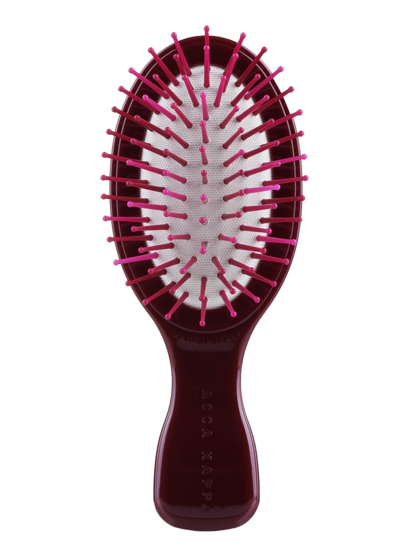 ACCA KAPPA MINI OVAL HAIR BRUSH WITH PLASTIC PINS