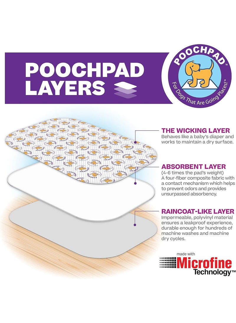 Extra Absorbent Washable, Reusable Potty Pad for Dogs (Large) - Unmatched Odor Control, Leakproof Puppy Training Pee Pad