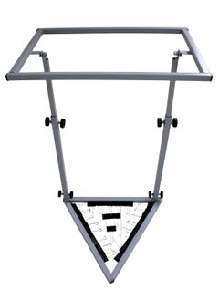 Ragro Ragro Height Adjustable Frameless Box Aari Embroidery Stand 24 X 16 Inches with 24 Clips Alternative for Hoops Chair Stand 