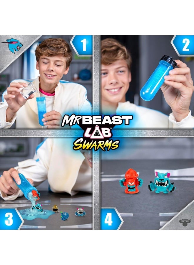 MrBeast Lab مجموعة مستر بيست لاب سوارمز الغامضة 5-باك (5 شخصيات عشوائية!) - Image 3