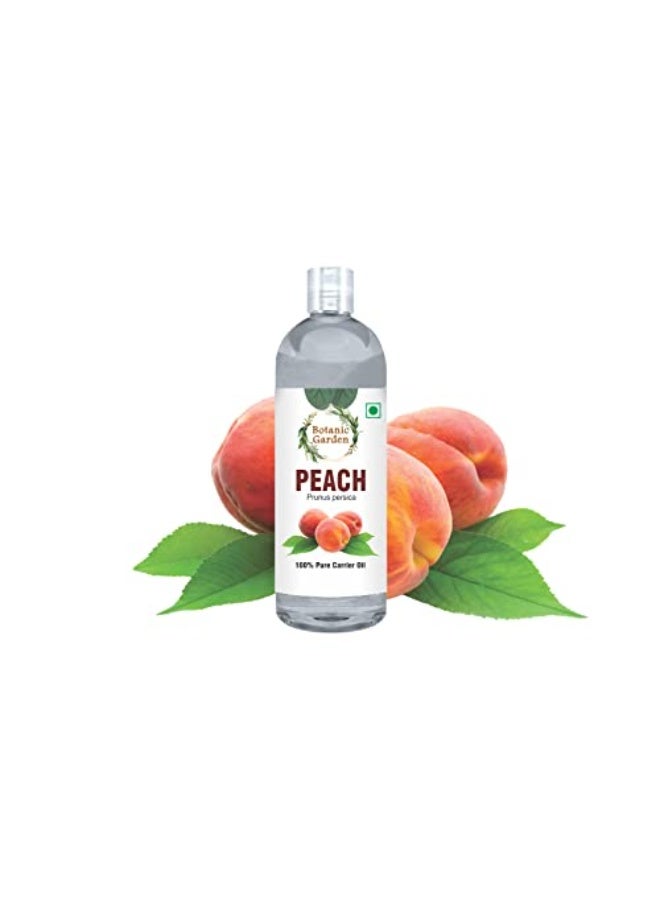 BOTANIC GARDEN Peach Oil - 100% Pure & Natural, Undiluted oil Natural Therapeutic Grade Cold Pressed for Skin & Hair (200 ML) - Image 2