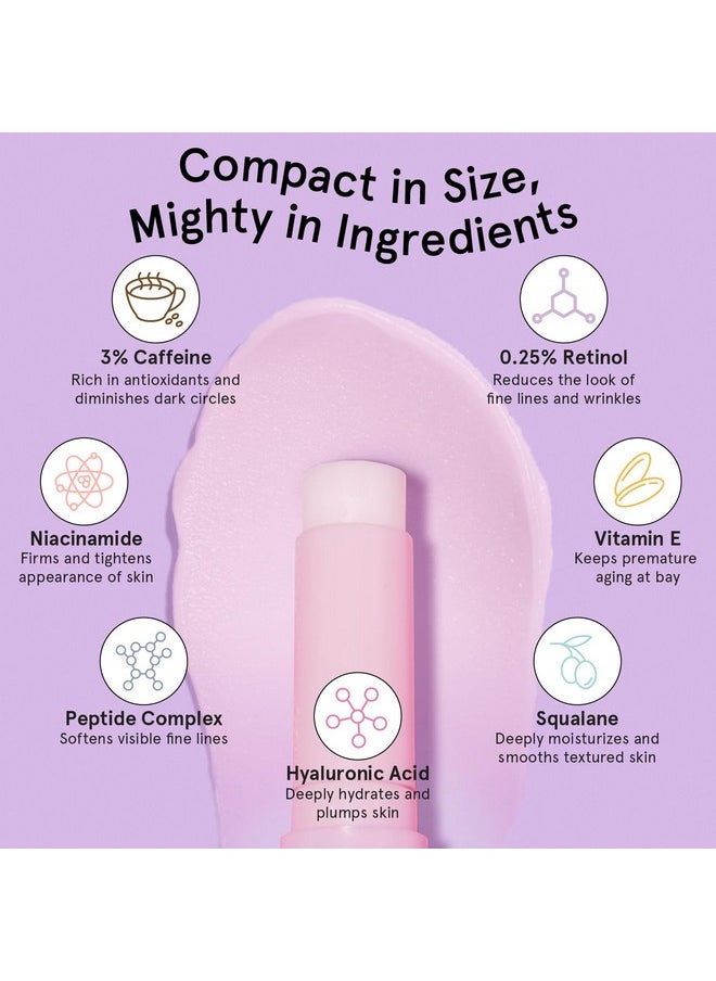Grace & Stella - grace & stella Under Eye Brightener Balm Stick - Retinol & Caffeine Eye Cream with for Dark Circles, Puffiness, Wrinkles - Instantly Hydrate and Brighten Undereye Area - Vegan Skincare (0.13oz / 3.5g) - Image 1
