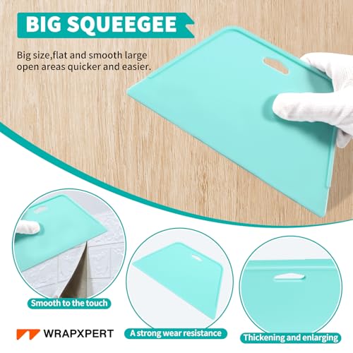WRAPXPERT Wallpaper Smoothing Tool,Wallpaper Tools Included Felt Squeegee,Craft Knife,Wallpaper Brush,Wallpaper Scraper Tool for Peel and Stick Wallpaper,Window Tint Film,Wallpaper Adhesive - Image 2
