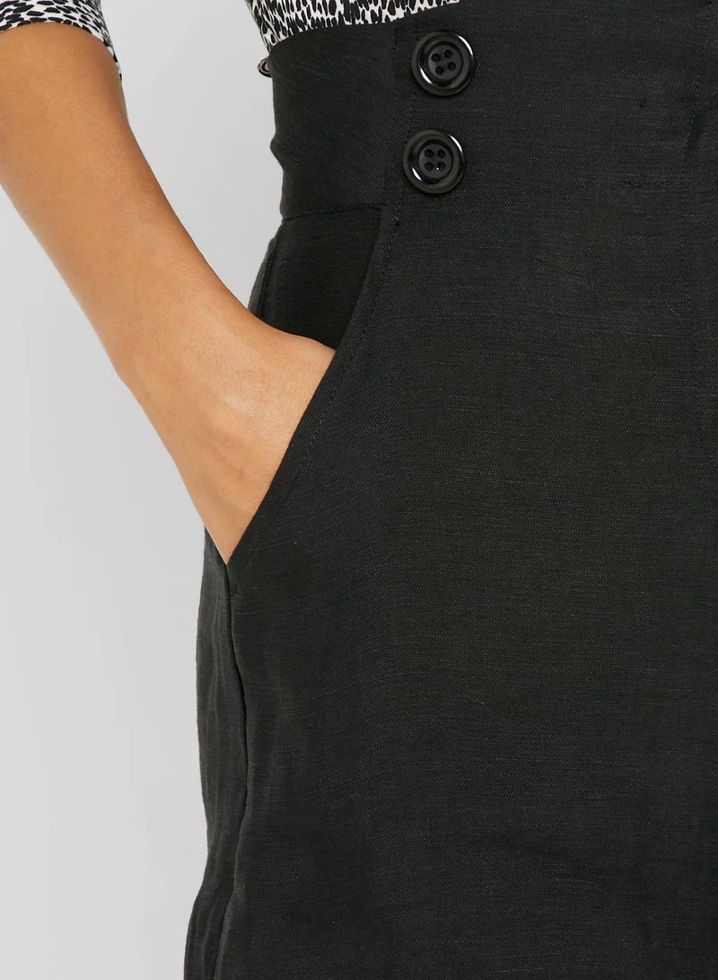 Sugarfree Pocket Detail High Waist Shorts